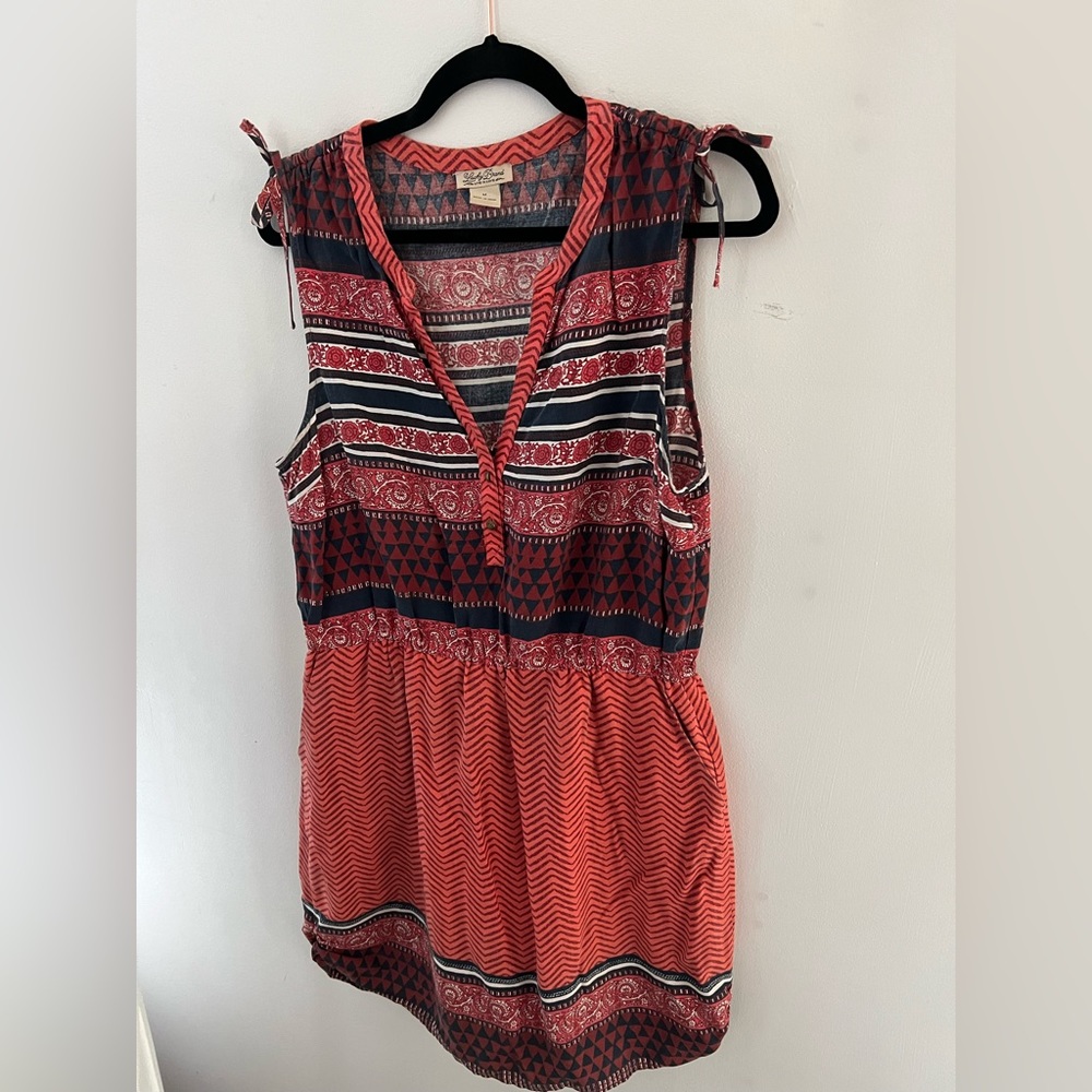 Size Medium Printed Lucky Sundress